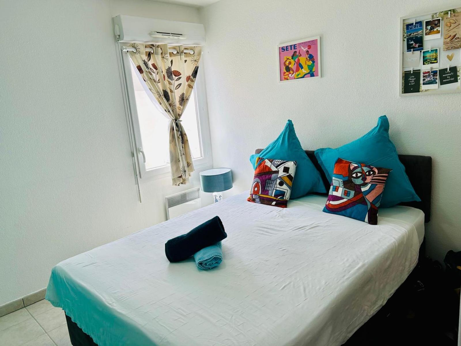 Nautilus Joli T3 Appartement Terrasse Climatisation Sete Bagian luar foto