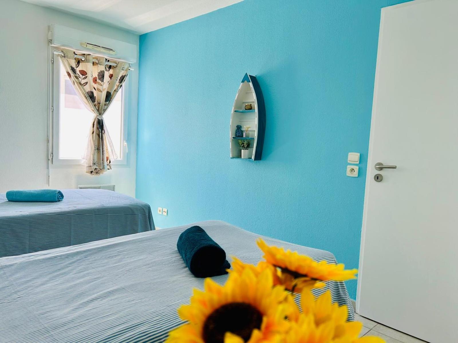 Nautilus Joli T3 Appartement Terrasse Climatisation Sete Bagian luar foto